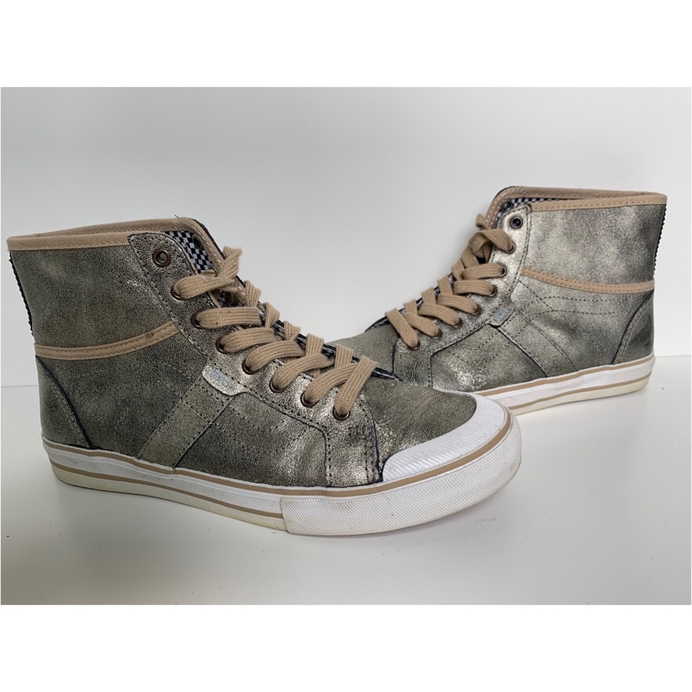 Metallic High Top Vans